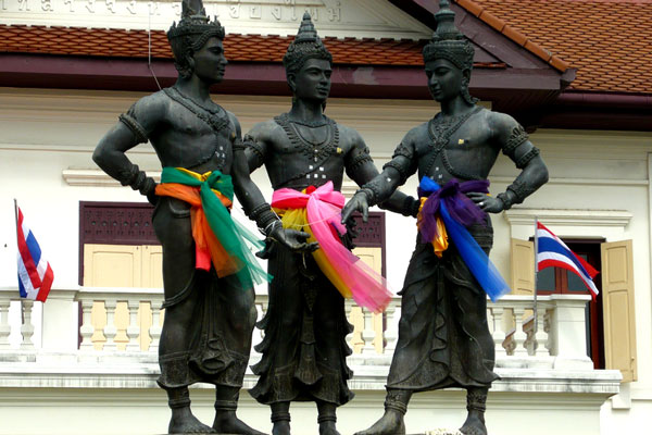 Pomnik Trzech Króli w Chiang Mai