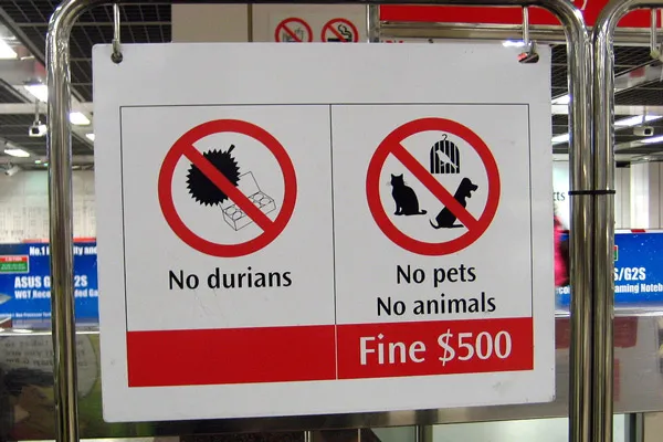 Tajlandia | Durian nie wszędzie jest mile widziany