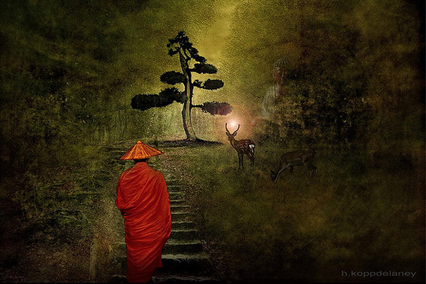 Pierwsze kazanie Buddy w Parku Jeleni, czyli święto Asalha Puja (Asahna Bucha)