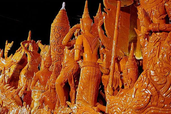 Tajlandia | Procesja woskowych arcycdzieł jest spektakularnym wydarzeniem