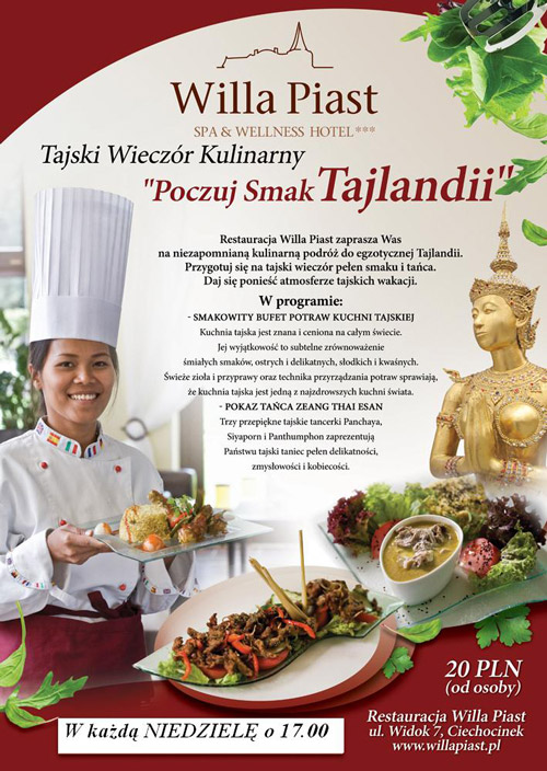 Tajskie wieczory w Ciechocinku