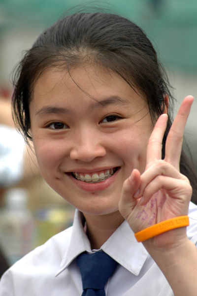 Tajscy nauczyciele piszą klasówkę